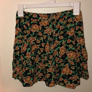 floral skirt